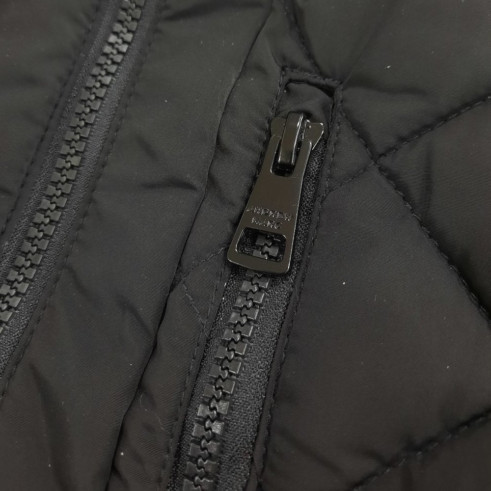 Black quilted winter vest - Andrew Marc brand - Picture 11 of 11